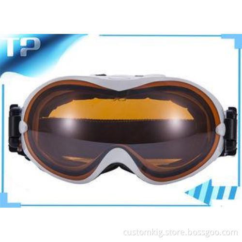 Comfortable Womens Retro Anti Fog Ski Goggles With Double